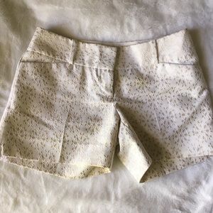 The Limited Cream Eyelet Shorts